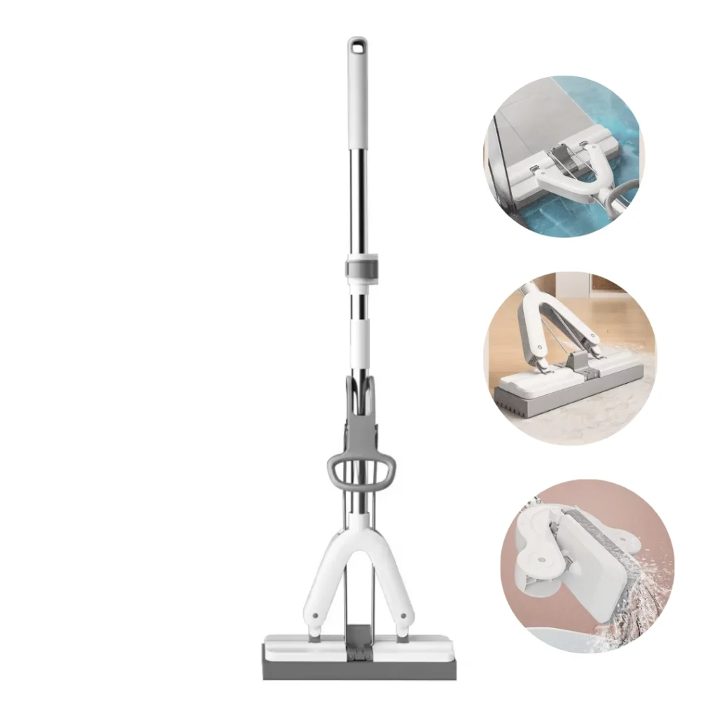 Bebersih Sponge Mop with Squeezer Handle